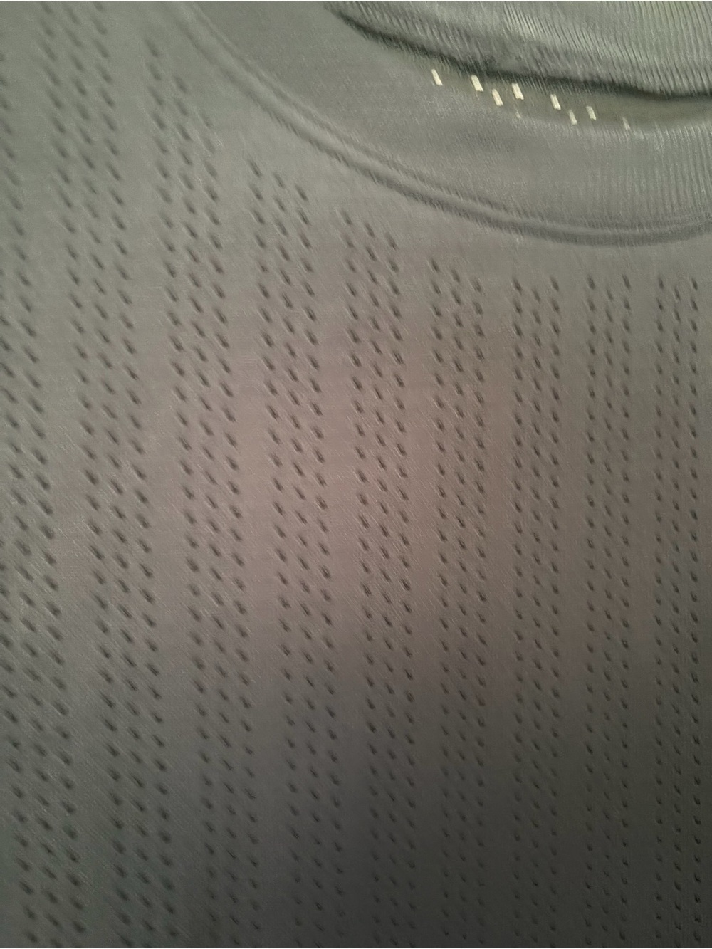 lululemon athletica Black Short-Sleeve Perforated Crew Tee - Picture 5 of 5